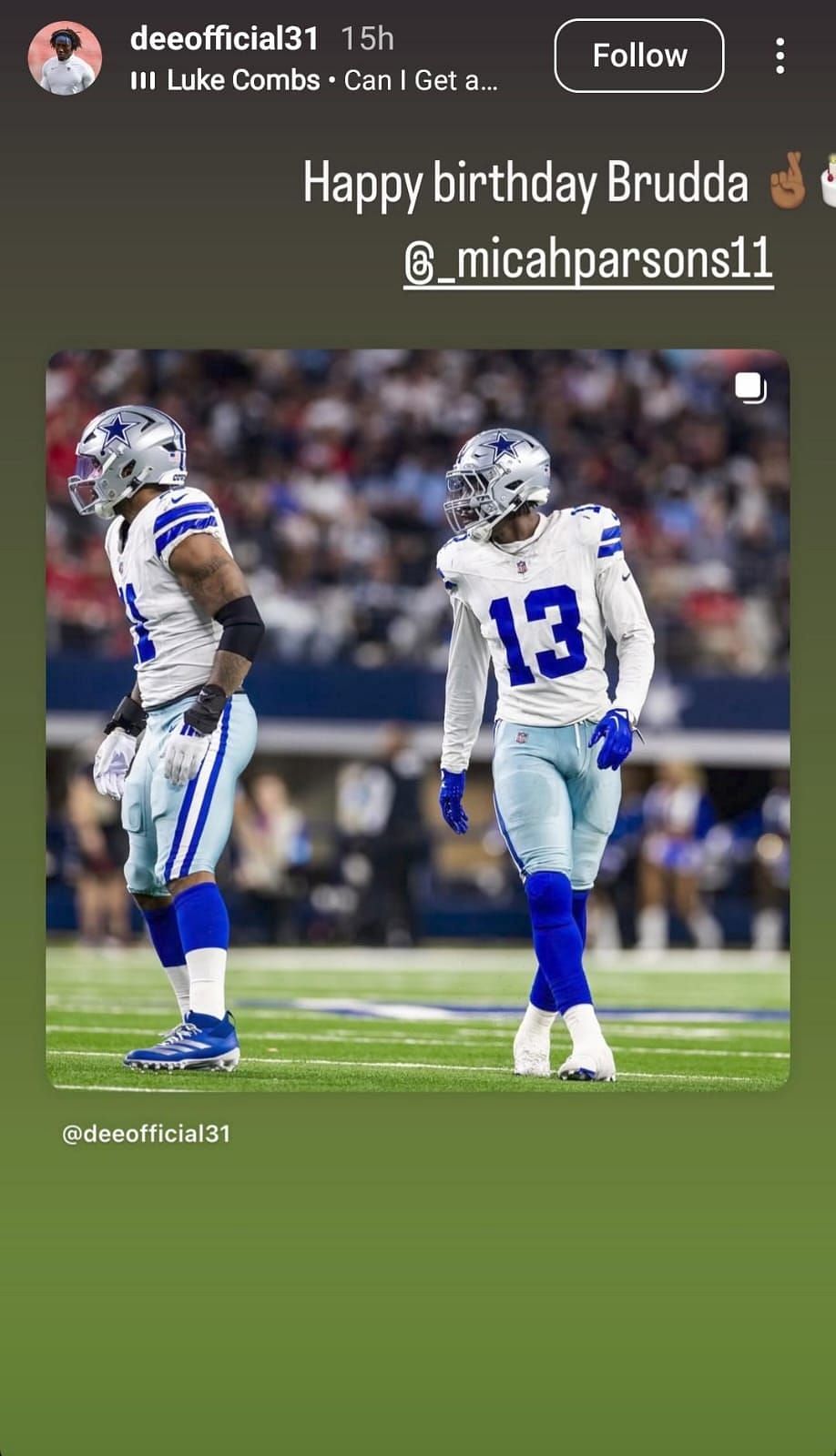Overshown's IG story